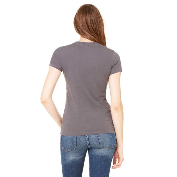 Bella + Canvas Women s Asphalt Poly-Cotton Short-Sleeve T-Shirt For Cheap - Image 2