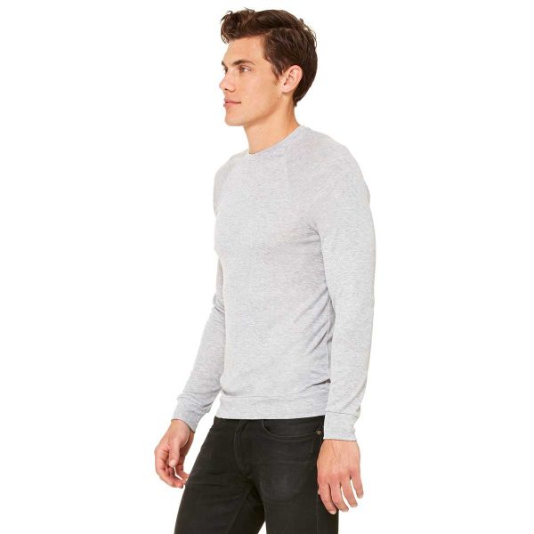 Bella + Canvas Unisex Athletic Heather Lightweight Sweater Online Sale - Image 3