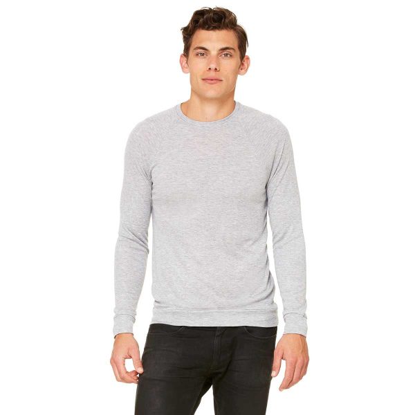 Bella + Canvas Unisex Athletic Heather Lightweight Sweater Online Sale