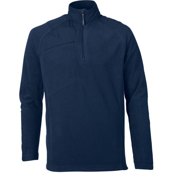 North End Men s Navy Excursion Fleece Half-Zip For Discount