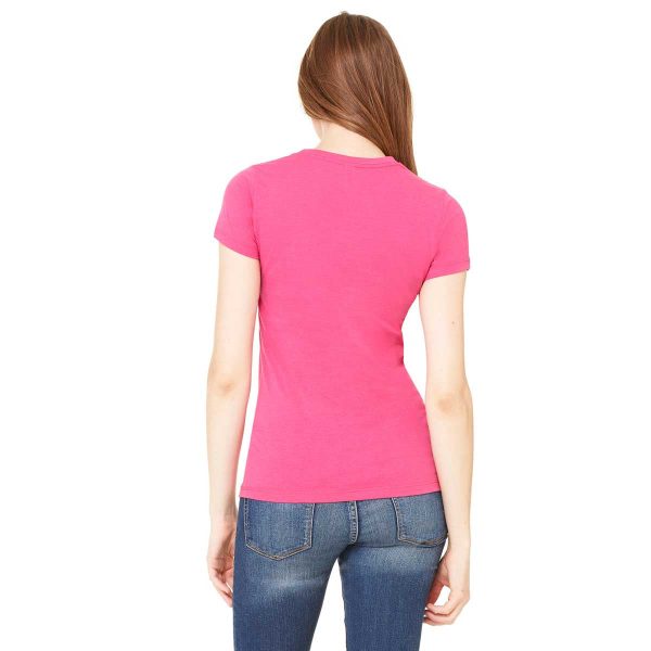 Bella + Canvas Women s Berry Poly-Cotton Short-Sleeve T-Shirt Hot on Sale - Image 2
