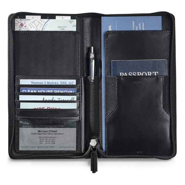 Samsonite Black Leather Travel Organizer Discount - Image 2