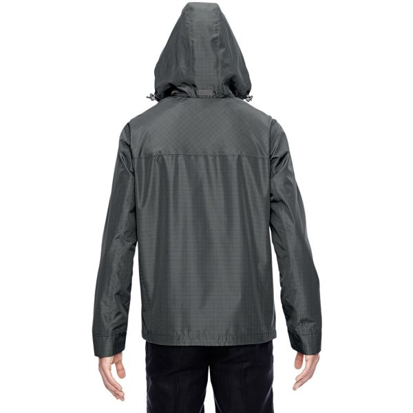 North End Men s Graphite Excursion Transcon Lightweight Jacket with Pattern Hot on Sale - Image 3
