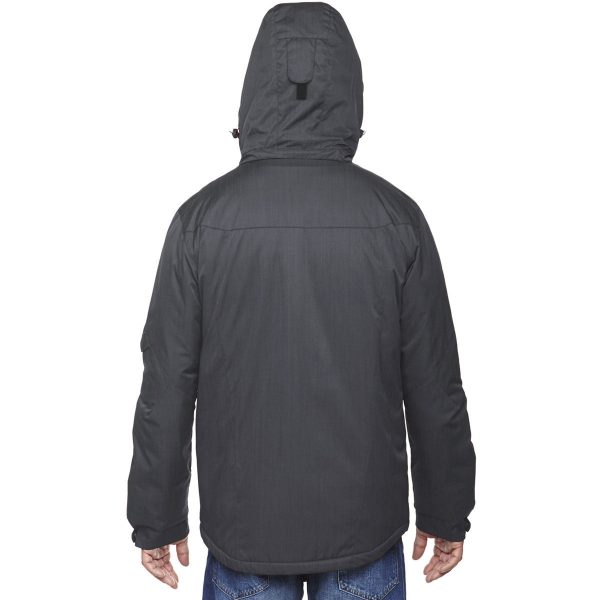 North End Men s Carbon Rivet Textured Twill Insulated Jacket Discount - Image 3