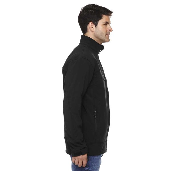 North End Men s Black Three-Layer Soft Shell Jacket For Cheap - Image 4