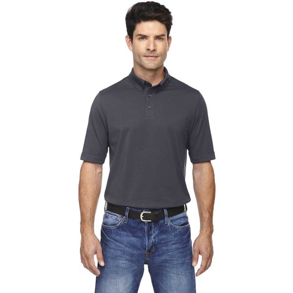 North End Men s Carbon Weekend Performance Polo Hot on Sale - Image 2