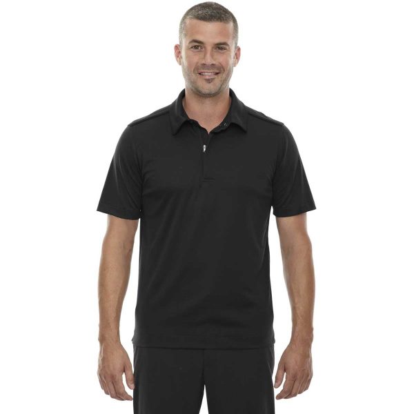 North End Men s Black Evap Quick Dry Performance Polo For Cheap - Image 2