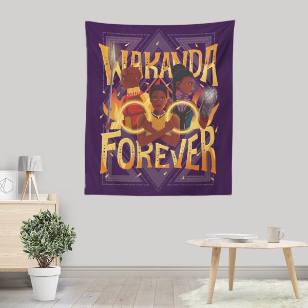 Wakanda Forever - Wall Tapestry Online - Image 4